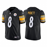 Nike Steelers Men & Women & Youth 8 Kenny Pickett Black 2022 NFL Draft Vapor Untouchable Limited Jersey,baseball caps,new era cap wholesale,wholesale hats